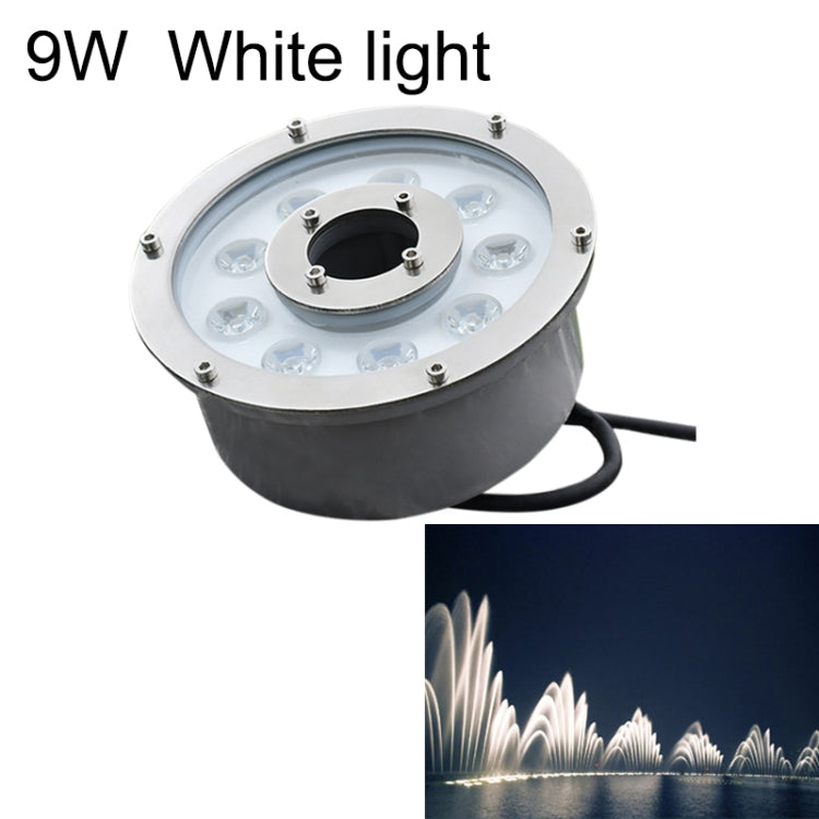 景観リングLEDアルミ合金製水中噴水ライト、6W、9W、12W、18W、24W