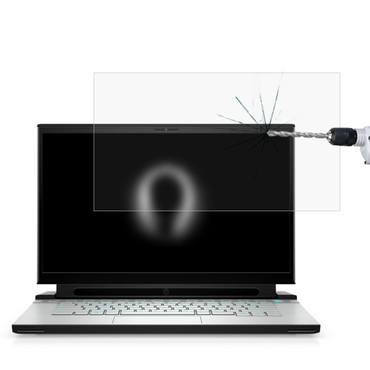 ノートパソコン画面HD強化ガラス保護フィルム、Alienware M15 15.6インチ用、Alienware M15 R4 15.6インチ用、Alienware M15 R5 15.6インチ用、Alienware M15 R6 15.6インチ用、Alienware X15 R1 15.6インチ用