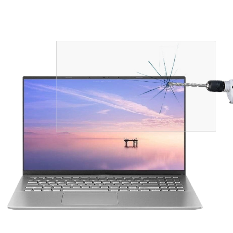 ノートパソコン画面HD強化ガラス保護フィルム、Asus FL8700 15.6インチ用、Asus Mars15 15.6インチ用、Asus ProArt G15 15.6インチ用、Asus PX554FB8145 15.6インチ用、Asus PX574FB8265 15.6インチ用、Asus V5000FB8265 15.6インチ用