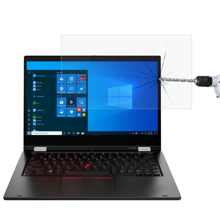 ノートパソコン画面HD強化ガラス保護フィルム、ThinkPad L13 Yoga 13.3インチ用、ThinkPad New S2 13.3インチ用、ThinkPad S2 2020 13.3インチ用、ThinkPad S2 2021 13.3インチ用、ThinkPad S2 Yoga 2021 13.3インチ用、ThinkPad ThinkBook 13s 13インチ用