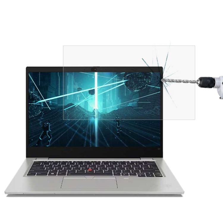 ノートパソコン画面HD強化ガラス保護フィルム、ThinkPad L13 Yoga 13.3インチ用、ThinkPad New S2 13.3インチ用、ThinkPad S2 2020 13.3インチ用、ThinkPad S2 2021 13.3インチ用、ThinkPad S2 Yoga 2021 13.3インチ用、ThinkPad ThinkBook 13s 13インチ用