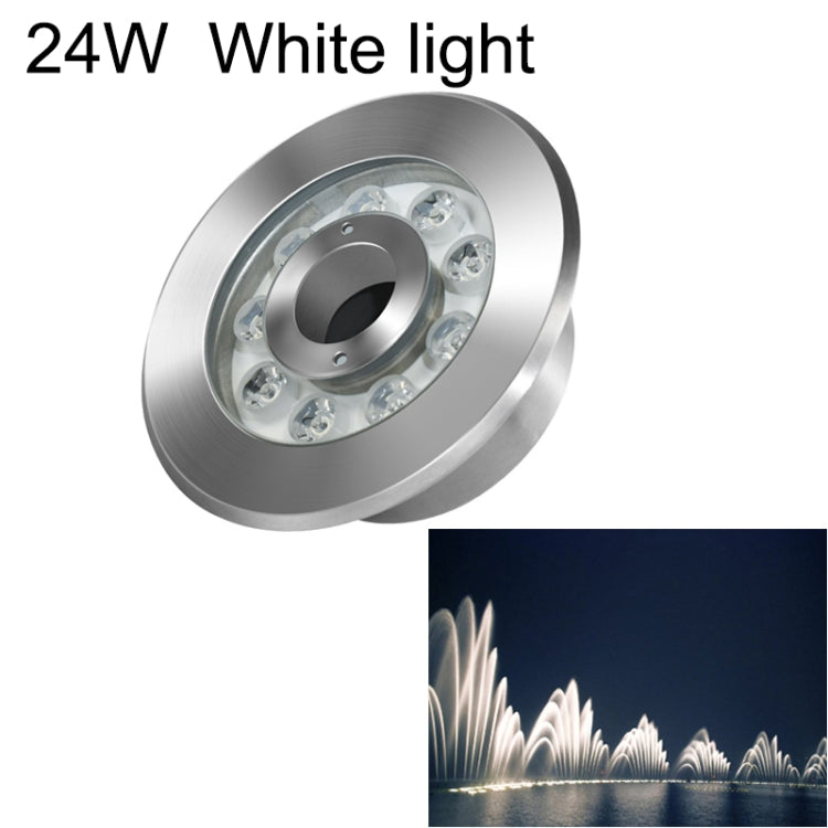 景観リングLEDステンレス製水中噴水ライト、6W、9W、12W、18W、24W