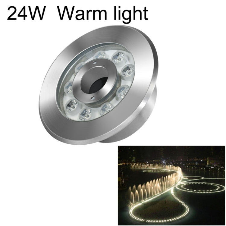 景観リングLEDステンレス製水中噴水ライト、6W、9W、12W、18W、24W