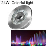 景観カラフル変色リングLEDステンレス製水中噴水ライト、9W、12W、24W