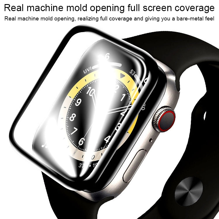 曲面3D複合素材ソフトフィルムスクリーンプロテクター、Apple Watchシリーズ 6 / 5 / 4 / SE 3 / SE 2 / SE 1 40mm用、Apple Watchシリーズ 7 41mm用、Apple Watchシリーズ 7 45mm用、Apple Watchシリーズ 6&SE&5&4 40mm用、Apple Watchシリーズ 6&SE&5&4 44mm用...