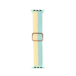 調節可能なストライプ織りナイロンストラップウォッチバンド、Apple Watchシリーズ用、7 41mm / 6&SE&5&4 40mm / 3&2&1 38mm、7 45mm / 6&SE&5&4 44mm / 3&2&1 42mm