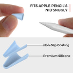 Apple Pencil 1 / 2用Stoyobeユニバーサルシリコンニブキャップ8個セット、ミックスカラー、女性用、男性用