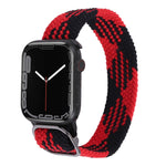 ナイロン編み込みストラップウォッチバンド、Apple Watch Series 7 41mm / 6&SE&5&4 40mm / 3&2&1 38mm用