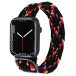ナイロン編み込みストラップウォッチバンド、Apple Watch Series 7 41mm / 6&SE&5&4 40mm / 3&2&1 38mm用