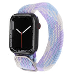 ナイロン編み込みストラップウォッチバンド、Apple Watch Series 7 41mm / 6&SE&5&4 40mm / 3&2&1 38mm用