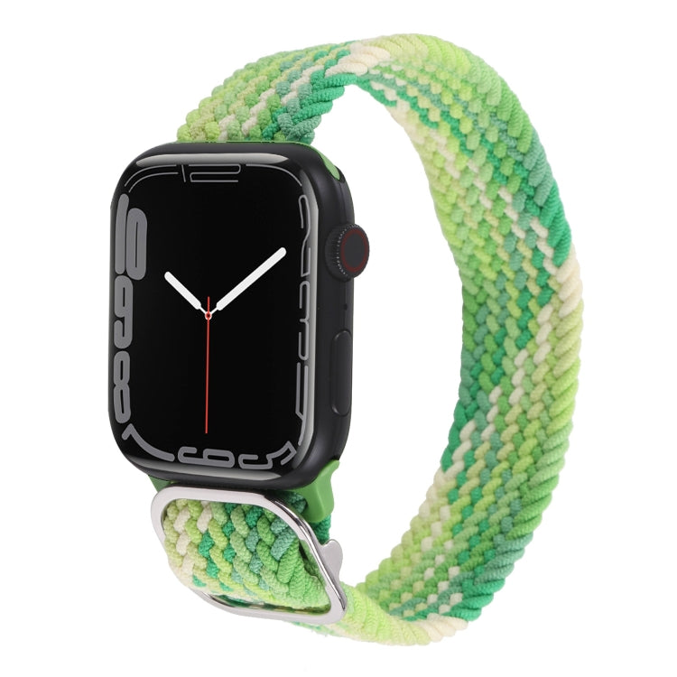 ナイロン編み込みストラップウォッチバンド、Apple Watch Series 7 41mm / 6&SE&5&4 40mm / 3&2&1 38mm用
