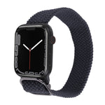 ナイロン編み込みストラップウォッチバンド、Apple Watch Series 7 41mm / 6&SE&5&4 40mm / 3&2&1 38mm用