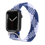ナイロン編み込みストラップウォッチバンド、Apple Watch Series 7 41mm / 6&SE&5&4 40mm / 3&2&1 38mm用