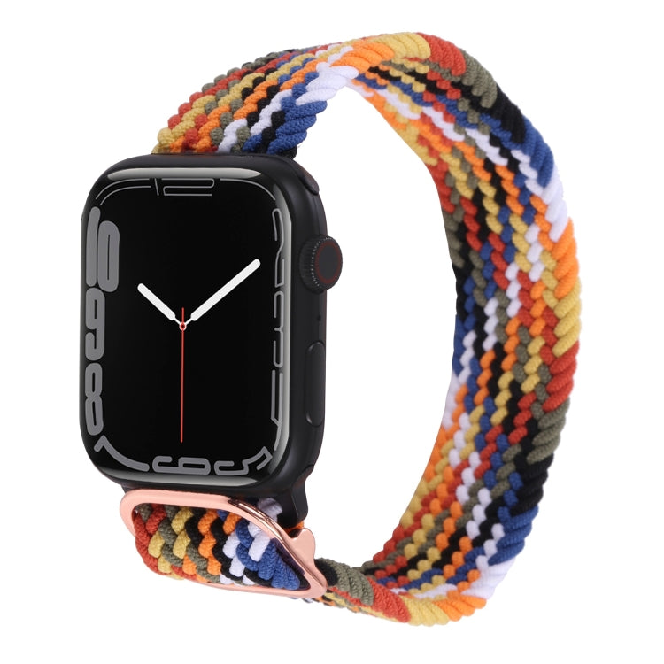 ナイロン編み込みストラップウォッチバンド、Apple Watch Series 7 41mm / 6&SE&5&4 40mm / 3&2&1 38mm用