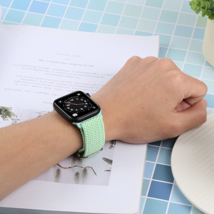 ナイロン編み込みストラップウォッチバンド、Apple Watch Series 7 41mm / 6&SE&5&4 40mm / 3&2&1 38mm用