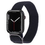 ナイロン編み込みストラップウォッチバンド、Apple Watch Series 7 41mm / 6&SE&5&4 40mm / 3&2&1 38mm用