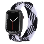 ナイロン編み込みストラップウォッチバンド、Apple Watch Series 7 41mm / 6&SE&5&4 40mm / 3&2&1 38mm用