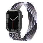 ナイロン編み込みストラップウォッチバンド、Apple Watch Series 7 41mm / 6&SE&5&4 40mm / 3&2&1 38mm用