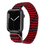 ナイロン編み込みストラップウォッチバンド、Apple Watch Series 7 41mm / 6&SE&5&4 40mm / 3&2&1 38mm用