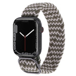 ナイロン編み込みストラップウォッチバンド、Apple Watch Series 7 41mm / 6&SE&5&4 40mm / 3&2&1 38mm用