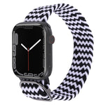 ナイロン編み込みストラップウォッチバンド、Apple Watch Series 7 41mm / 6&SE&5&4 40mm / 3&2&1 38mm用