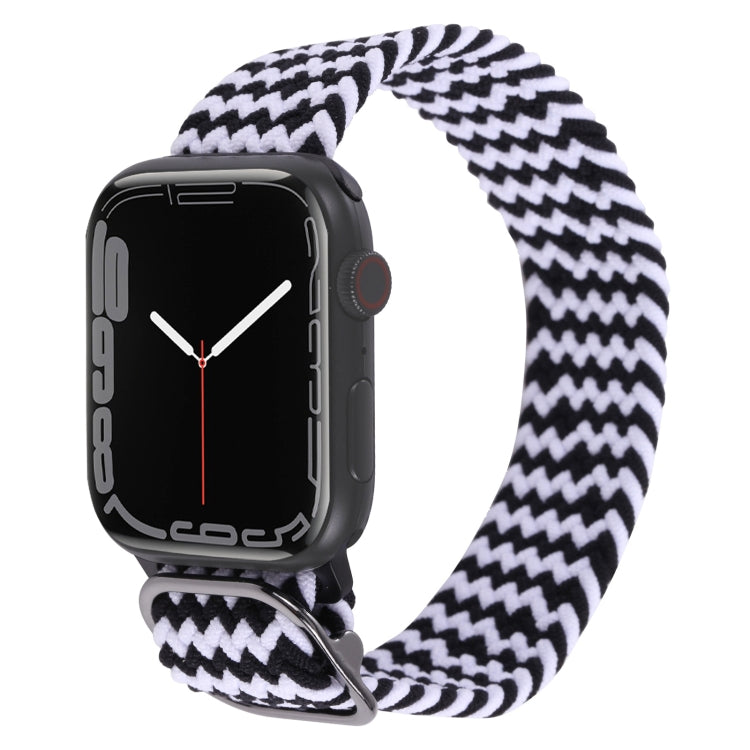 ナイロン編み込みストラップウォッチバンド、Apple Watch Series 7 41mm / 6&SE&5&4 40mm / 3&2&1 38mm用