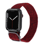 ナイロン編み込みストラップウォッチバンド、Apple Watch Series 7 41mm / 6&SE&5&4 40mm / 3&2&1 38mm用