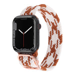 ナイロン編み込みストラップウォッチバンド、Apple Watch Series 7 41mm / 6&SE&5&4 40mm / 3&2&1 38mm用