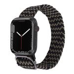 ナイロン編み込みストラップウォッチバンド、Apple Watch Series 7 41mm / 6&SE&5&4 40mm / 3&2&1 38mm用