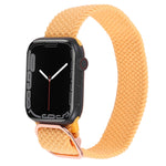 ナイロン編み込みストラップウォッチバンド、Apple Watch Series 7 41mm / 6&SE&5&4 40mm / 3&2&1 38mm用