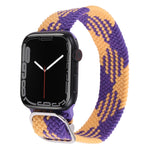 ナイロン編み込みストラップウォッチバンド、Apple Watch Series 7 41mm / 6&SE&5&4 40mm / 3&2&1 38mm用