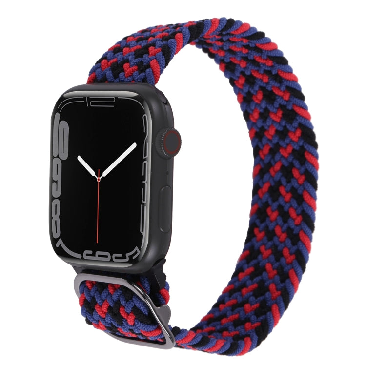 ナイロン編み込みストラップウォッチバンド、Apple Watch Series 7 41mm / 6&SE&5&4 40mm / 3&2&1 38mm用
