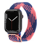 ナイロン編み込みストラップウォッチバンド、Apple Watch Series 7 41mm / 6&SE&5&4 40mm / 3&2&1 38mm用
