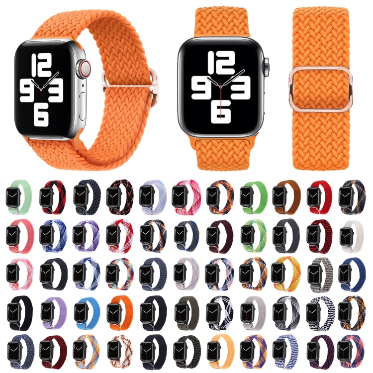 ナイロン編み込みストラップウォッチバンド、Apple Watch Series 7 41mm / 6&SE&5&4 40mm / 3&2&1 38mm用