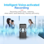 Q1 インテリジェントHDノイズリダクション音声制御レコーダー、8GB、16GB、32GB