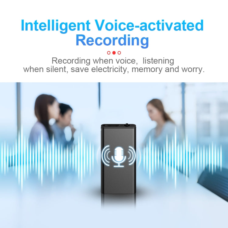 Q1 インテリジェントHDノイズリダクション音声制御レコーダー、8GB、16GB、32GB