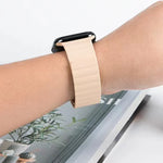 ミューチュアル リキッドシリコン 磁気ストラップ 時計バンド、Apple Watch シリーズ 7 41mm / 6&SE&5&4 40mm / 3&2&1 38mm、7 45mm / 6&SE&5&4 44mm / 3&2&1 42mm 用
