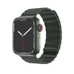 ミューチュアル リキッドシリコン 磁気ストラップ 時計バンド、Apple Watch シリーズ 7 41mm / 6&SE&5&4 40mm / 3&2&1 38mm、7 45mm / 6&SE&5&4 44mm / 3&2&1 42mm 用