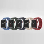 ミューチュアル リキッドシリコン 磁気ストラップ 時計バンド、Apple Watch シリーズ 7 41mm / 6&SE&5&4 40mm / 3&2&1 38mm、7 45mm / 6&SE&5&4 44mm / 3&2&1 42mm 用
