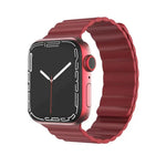 ミューチュアル リキッドシリコン 磁気ストラップ 時計バンド、Apple Watch シリーズ 7 41mm / 6&SE&5&4 40mm / 3&2&1 38mm、7 45mm / 6&SE&5&4 44mm / 3&2&1 42mm 用