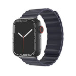 ミューチュアル リキッドシリコン 磁気ストラップ 時計バンド、Apple Watch シリーズ 7 41mm / 6&SE&5&4 40mm / 3&2&1 38mm、7 45mm / 6&SE&5&4 44mm / 3&2&1 42mm 用