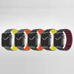 ミューチュアル モランシリーズ リキッドシリコン 磁気ストラップ 時計バンド、Apple Watch シリーズ 7 41mm / 6&SE&5&4 40mm / 3&2&1 38mm、7 45mm / 6&SE&5&4 44mm / 3&2&1 42mm 用