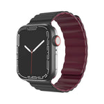 ミューチュアル モランシリーズ リキッドシリコン 磁気ストラップ 時計バンド、Apple Watch シリーズ 7 41mm / 6&SE&5&4 40mm / 3&2&1 38mm、7 45mm / 6&SE&5&4 44mm / 3&2&1 42mm 用