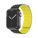 ミューチュアル モランシリーズ リキッドシリコン 磁気ストラップ 時計バンド、Apple Watch シリーズ 7 41mm / 6&SE&5&4 40mm / 3&2&1 38mm、7 45mm / 6&SE&5&4 44mm / 3&2&1 42mm 用