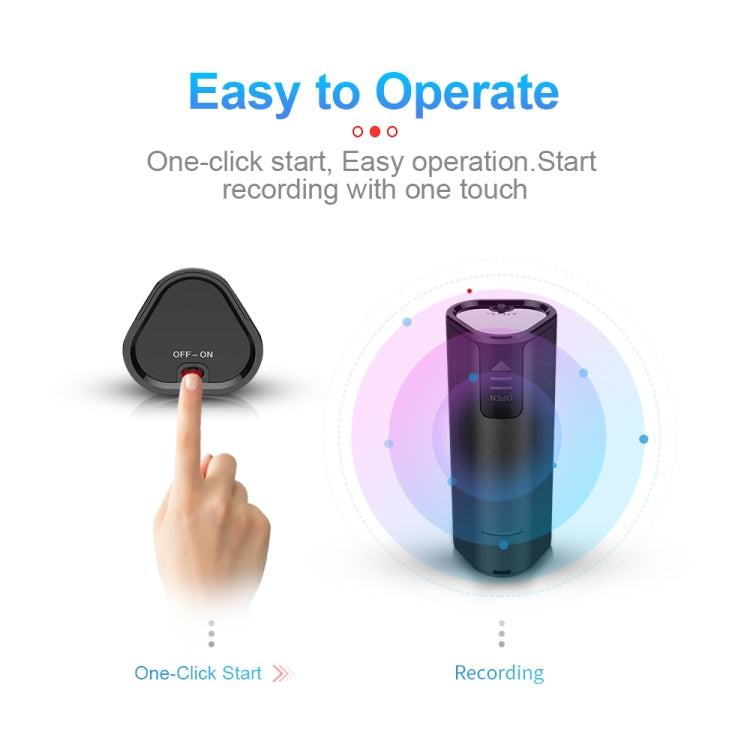 Q51 インテリジェントHDノイズリダクションリモート音声制御レコーダー、4GB、8GB、16GB