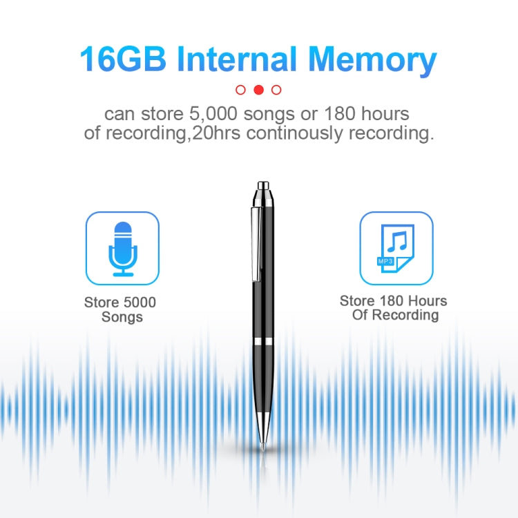 Q90 インテリジェントHDデジタルノイズリダクション録音ペン、4GB、8GB、16GB、32GB