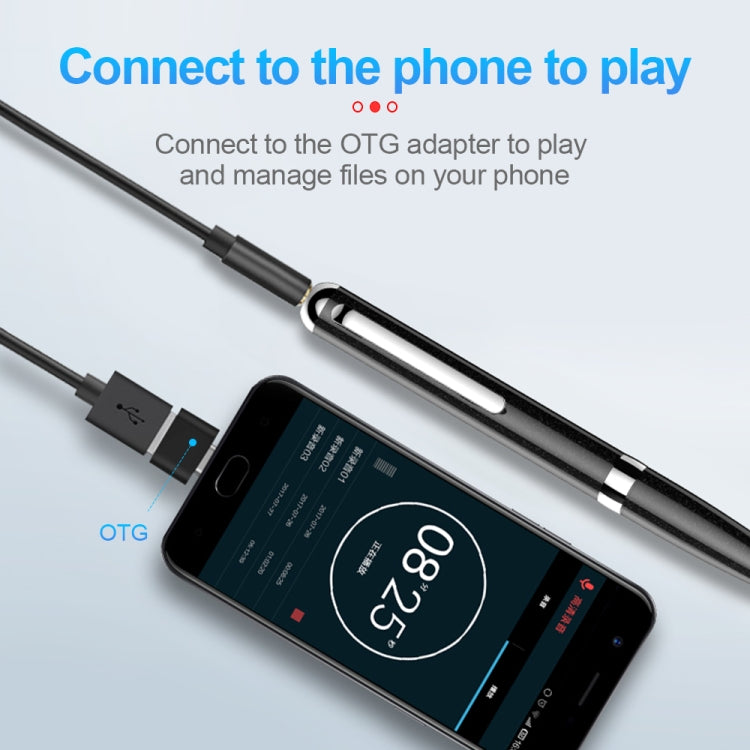 Q96 インテリジェントHDデジタルノイズリダクション録音ペン、4GB、8GB、16GB、32GB、64GB
