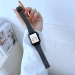 スモールウエスト カーボンファイバー ストラップ 時計バンド、Apple Watch シリーズ 7 41mm / 6&SE&5&4 40mm / 3&2&1 38mm 用