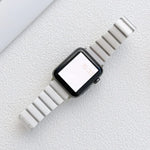 セラミック ワンビーズ スチール ストラップ 時計バンド、Apple Watch シリーズ 7 41mm / 6&SE&5&4 40mm / 3&2&1 38mm、7 45mm / 6&SE&5&4 44mm / 3&2&1 42mm 用