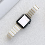 セラミック ワンビーズ スチール ストラップ 時計バンド、Apple Watch シリーズ 7 41mm / 6&SE&5&4 40mm / 3&2&1 38mm、7 45mm / 6&SE&5&4 44mm / 3&2&1 42mm 用